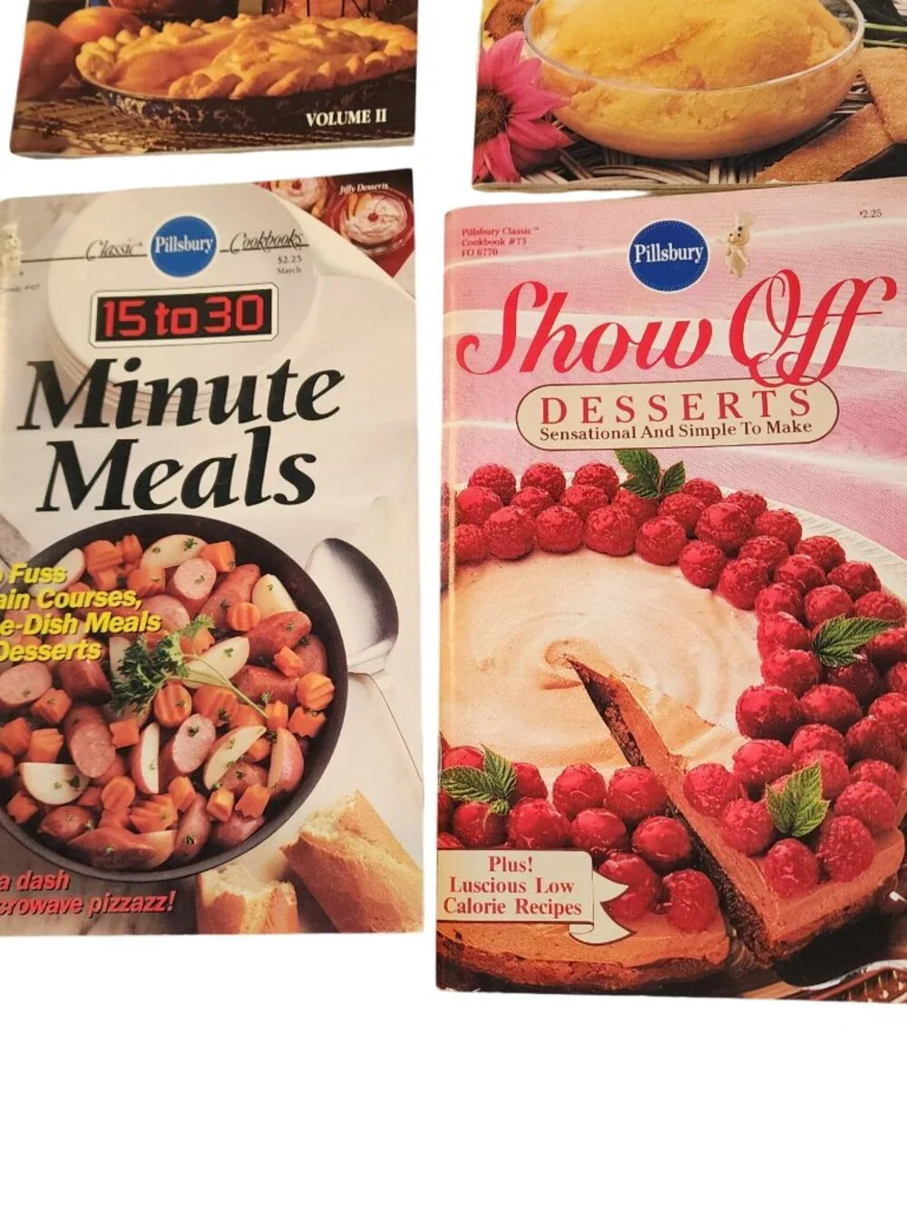 Pillsbury Classic Cookbooks lot of 12 baking soups cookies Minute Meals